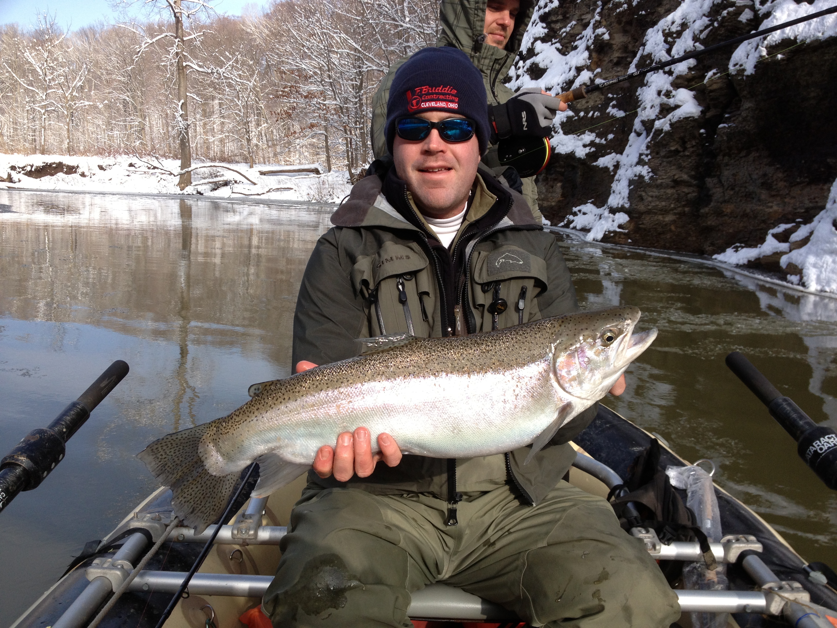 Ohio Winter Steelheading with a special Beverage…