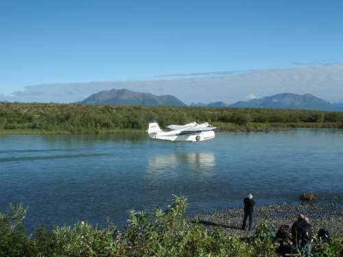 The Goose ready for another perfect landing on the Togiak!